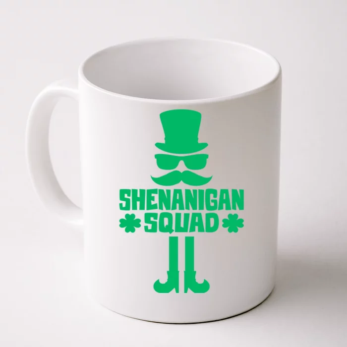 Shenanigans Squad Gift St Patrick's Day Gift Front & Back Coffee Mug