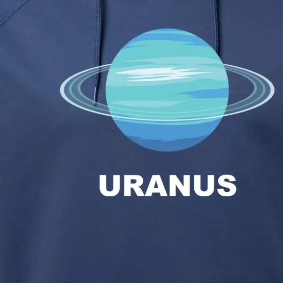 Solar System Group Costumes Gift Giant Planet Uranus Costume Great Gift Performance Fleece Hoodie