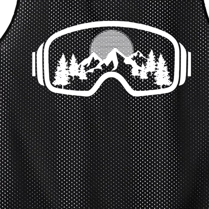 Ski Snowboard Goggles Skiing Snow Mountain Winter Gift Mesh Reversible Basketball Jersey Tank