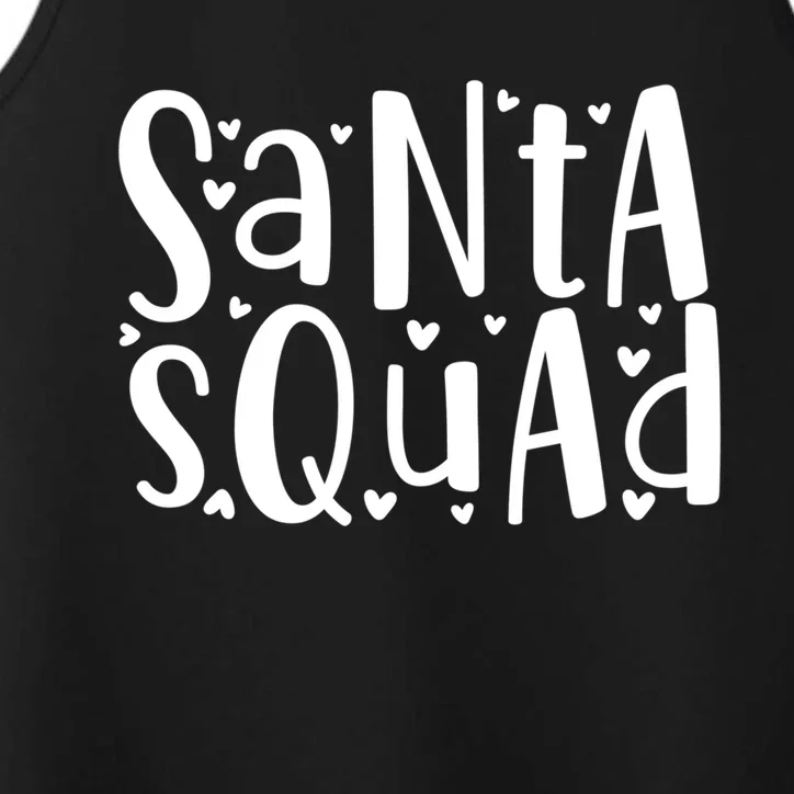 Santa Squad Gift Funny Cute Gift Performance Tank