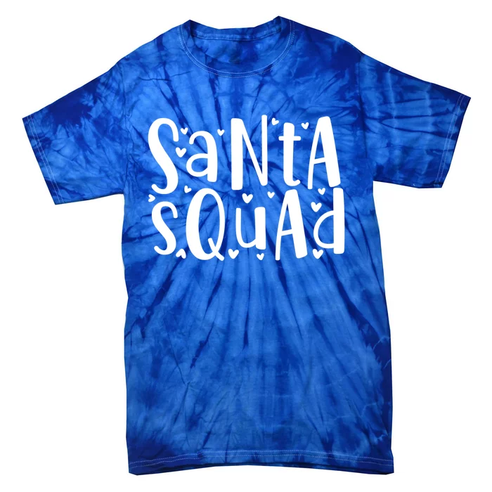 Santa Squad Gift Funny Cute Gift Tie-Dye T-Shirt