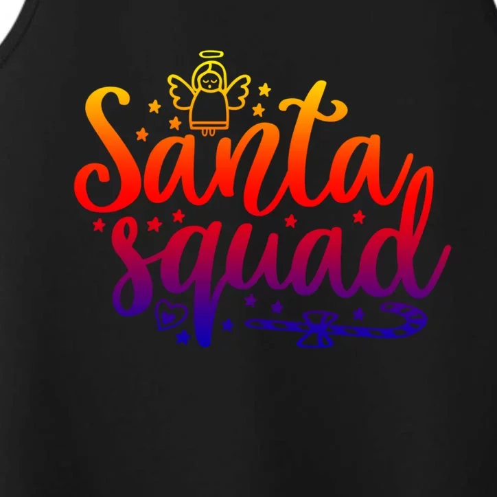 Santa Squad Gift Funny Gift Performance Tank