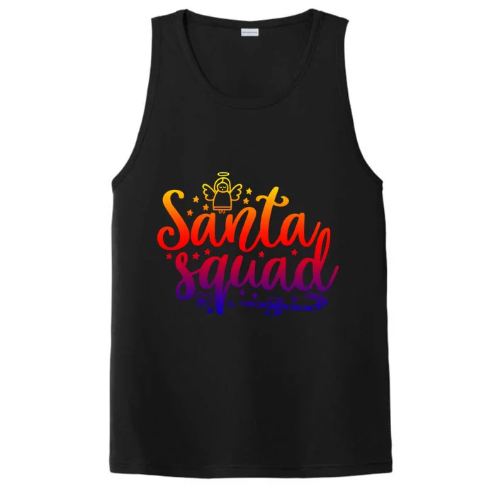 Santa Squad Gift Funny Gift Performance Tank