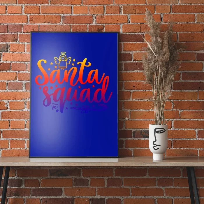 Santa Squad Gift Funny Gift Poster