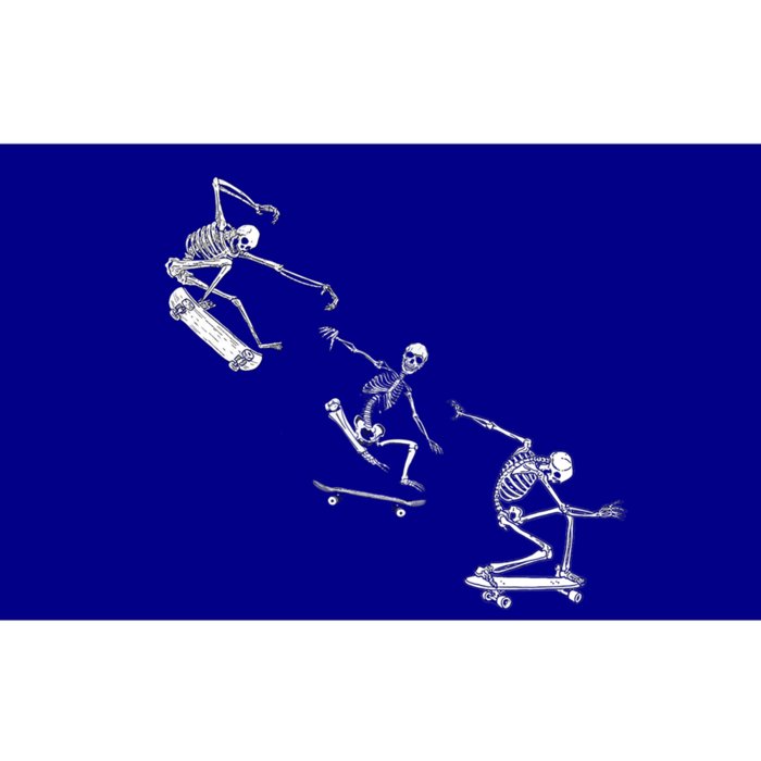 Skateboarding Skeletons Grunge Aesthetic Unique Gift Skater Gift Bumper Sticker