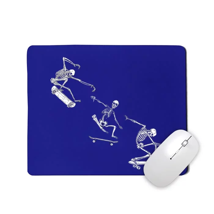 Skateboarding Skeletons Grunge Aesthetic Unique Gift Skater Gift Mousepad