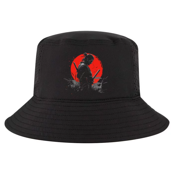 Samurai Spirit Graphic Modern WarriorS Cool Comfort Performance Bucket Hat