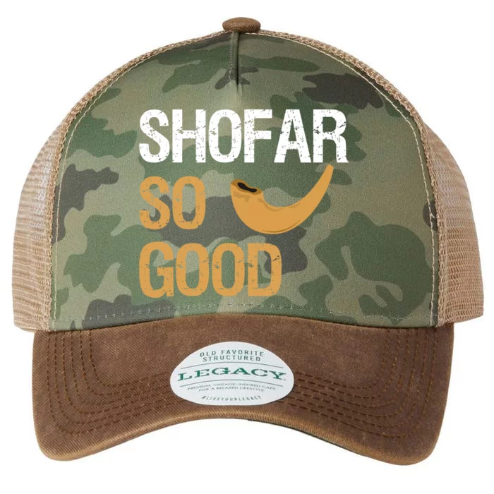 Shofar So Good Rosh Hashanah Funny Jewish Gift Legacy Tie Dye Trucker Hat