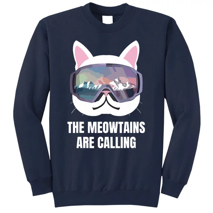 Ski Snowboard Goggles Funny Skiing Snowboarding Tall Sweatshirt