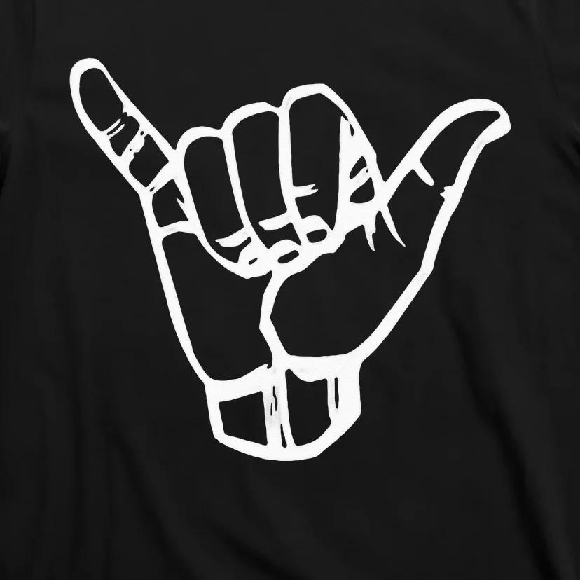 Shaka Sign Good Vibes Retro Hang Loose Hawaii Surfing T-Shirt