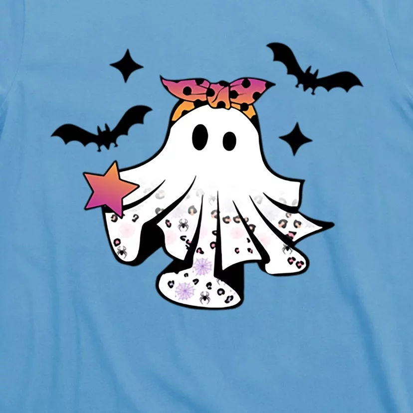 Stay Spooky Ghost Cute Ghost Halloween Spooky Season Pocket Cool Gift T-Shirt