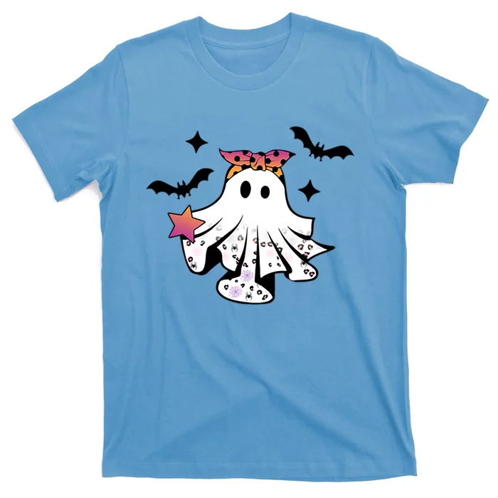 Stay Spooky Ghost Cute Ghost Halloween Spooky Season Pocket Cool Gift T-Shirt