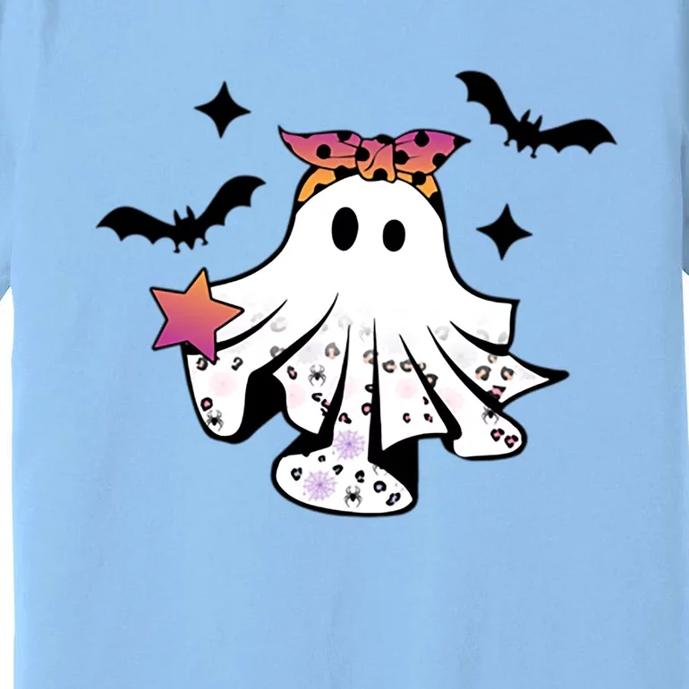 Stay Spooky Ghost Cute Ghost Halloween Spooky Season Pocket Cool Gift Premium T-Shirt