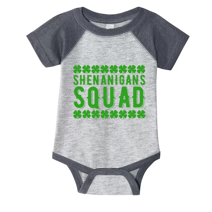 Shenanigans Squad Gnomes Green Proud Irish Infant Baby Jersey Bodysuit