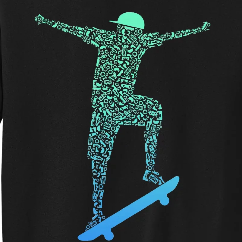 Skateboard Skateboading Gear For Skater Tall Sweatshirt