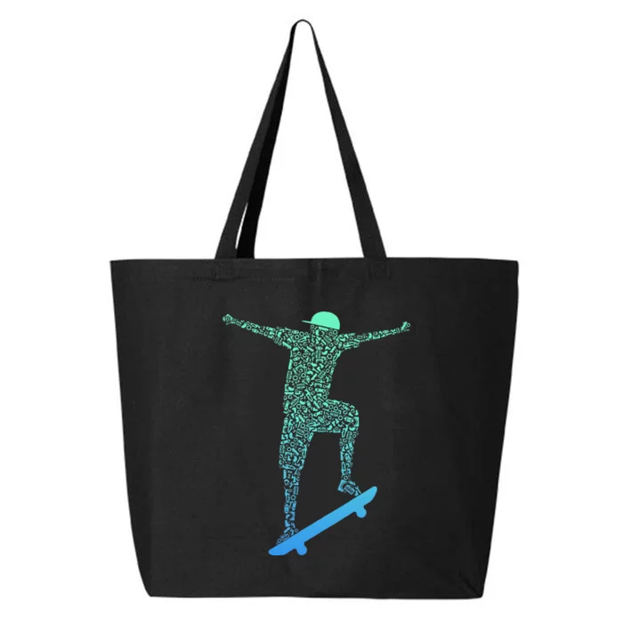 Skateboard Skateboading Gear For Skater 25L Jumbo Tote