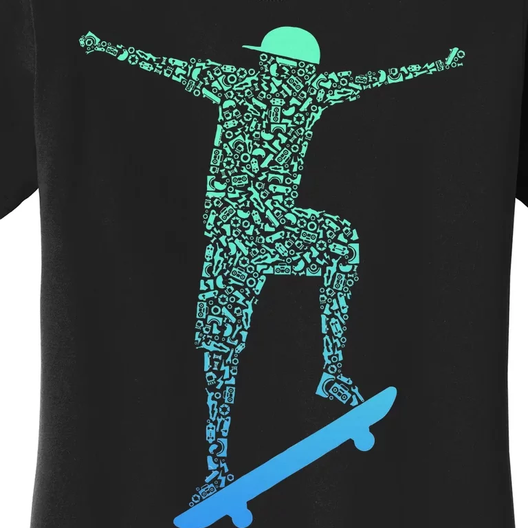 Skateboard Skateboading Gear For Skater Women's T-Shirt