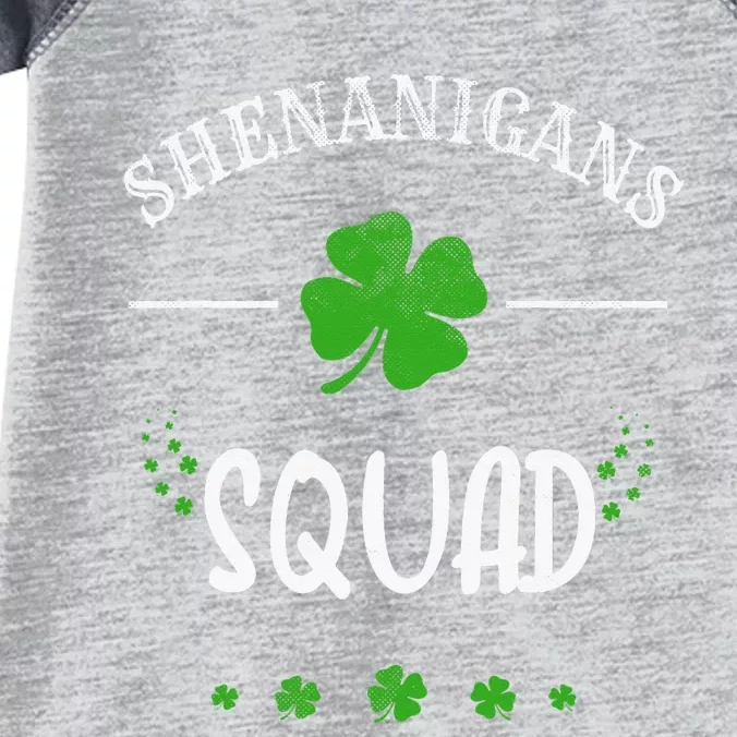 Shenanigans Squad Gnomes Green Proud Irish Infant Baby Jersey Bodysuit