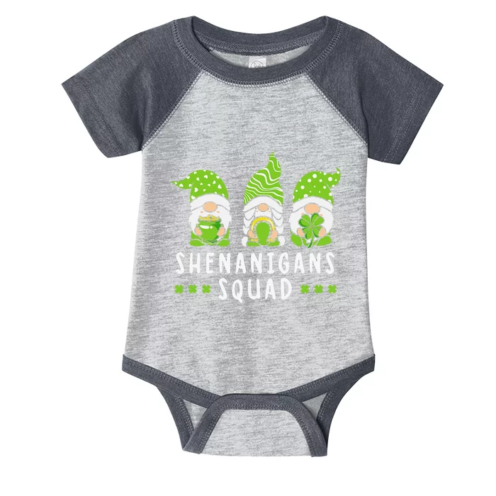 Shenanigans Squad Gnomes Green Proud Irish Infant Baby Jersey Bodysuit