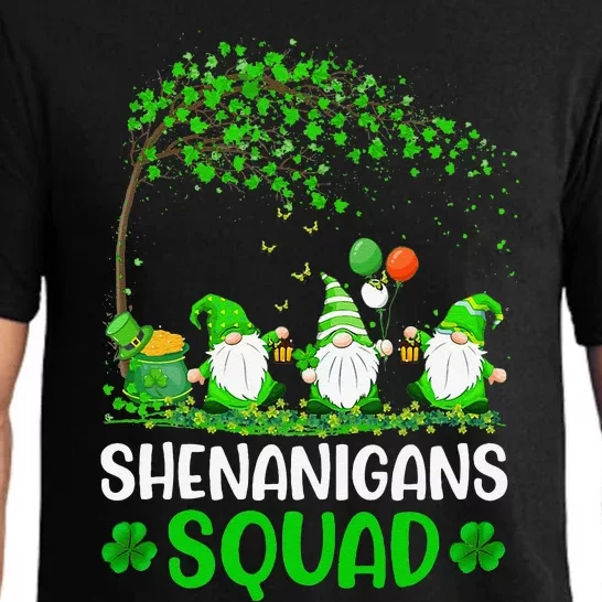 Shenanigans Squad Gnomes Green Proud Irish Funny Pajama Set