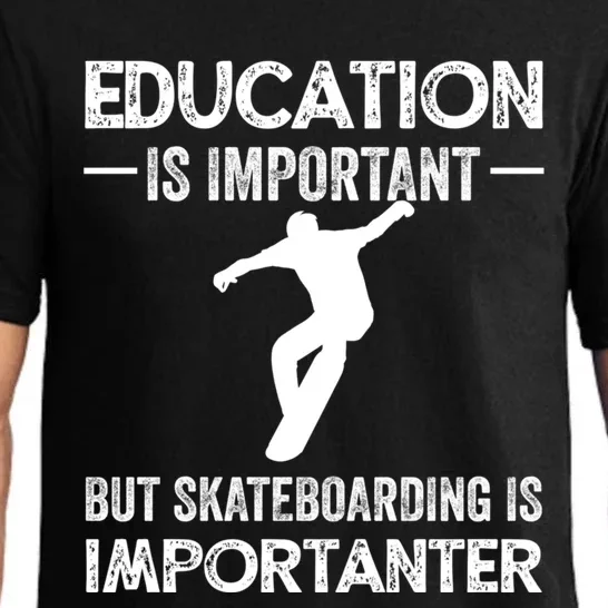 Skateboarding Skateboard Gift For Skateboarder Gift Pajama Set