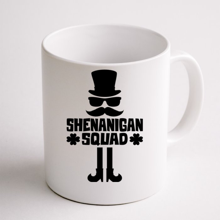 Shenanigans Squad Gift St Patrick's Day Gift Front & Back Coffee Mug