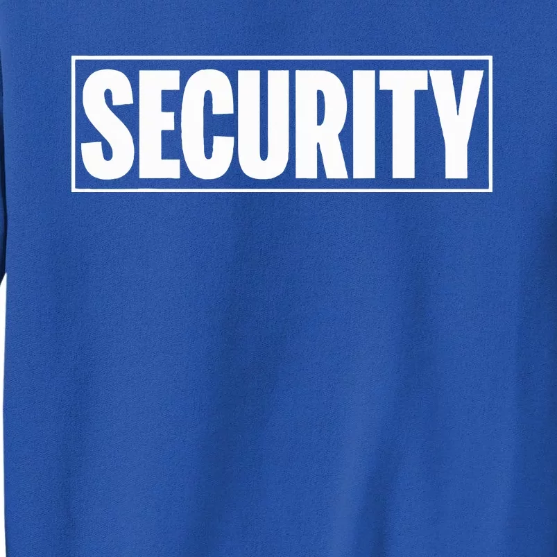 Security Security Guard Costume Security Officer Tall Sweatshirt