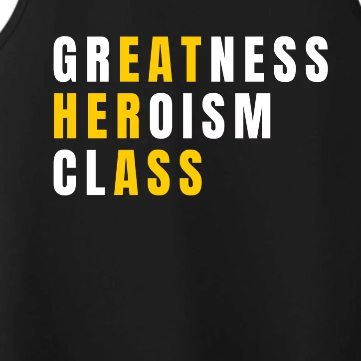 Sarcastic Sarcasm Greatness Heroism Class Eat Her Ass Performance Tank