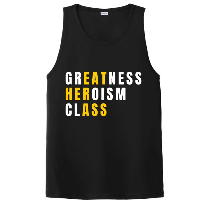 Sarcastic Sarcasm Greatness Heroism Class Eat Her Ass Performance Tank