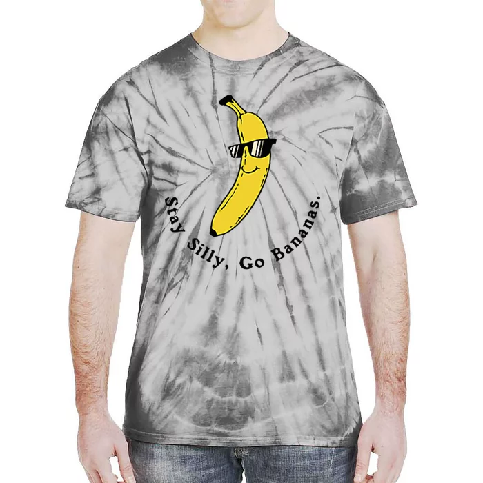 Stay Silly Go Bananas Art Fun Stylish Tie-Dye T-Shirt