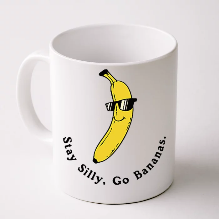 Stay Silly Go Bananas Art Fun Stylish Front & Back Coffee Mug