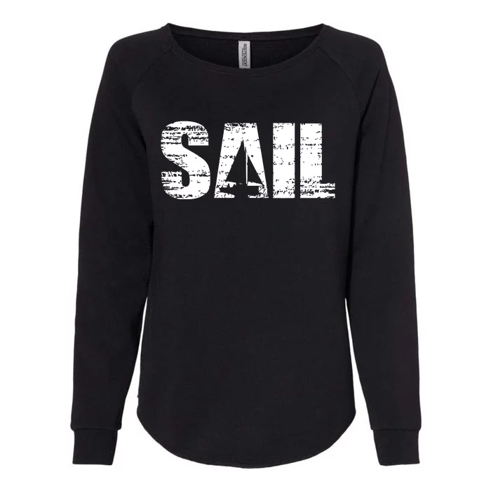 Sail Sailing Gift Womens California Wash Sweatshirt