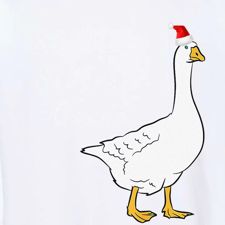 Santa’s silliest goose tacky Funny Christmas Garment-Dyed Sweatshirt