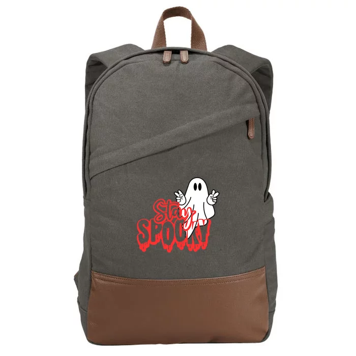 Stay Spooky Gift Cotton Canvas Backpack