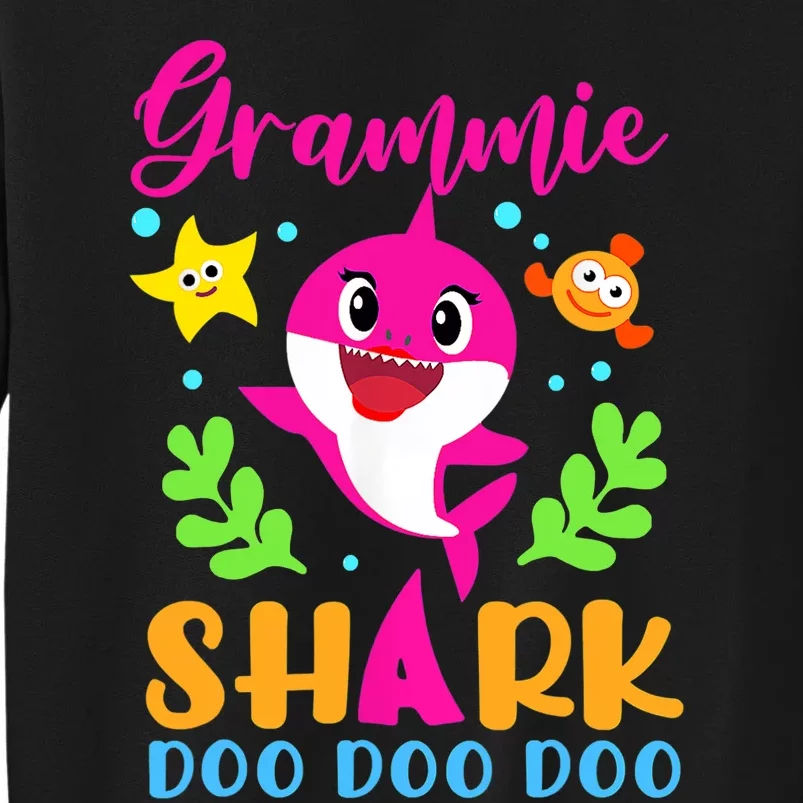 Shark Shirt Grammie Shirt Grammie Lover Family Mother's Tall Sweatshirt