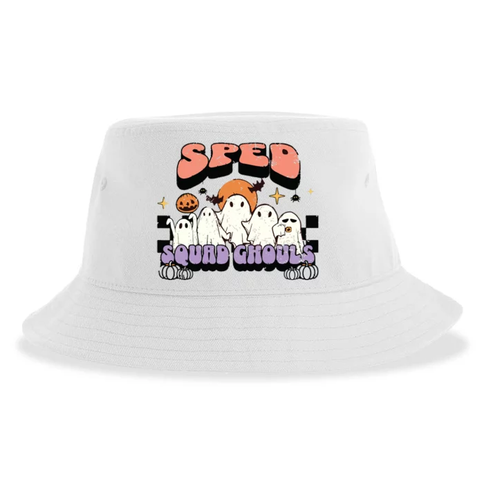 Sped Squad Ghoul Special Education Teacher Halloween Costume Sustainable Bucket Hat