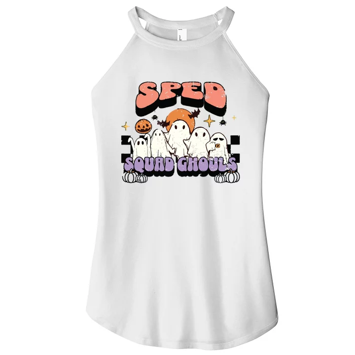 Sped Squad Ghoul Special Education Teacher Halloween Costume Women’s Perfect Tri Rocker Tank