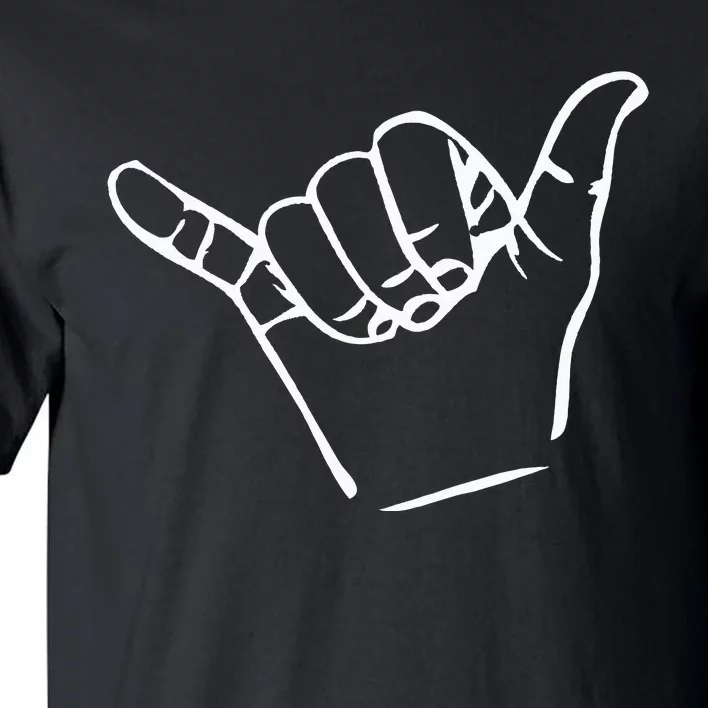 Shaka Sign Good Vibes Retro Hang Loose Tall T-Shirt