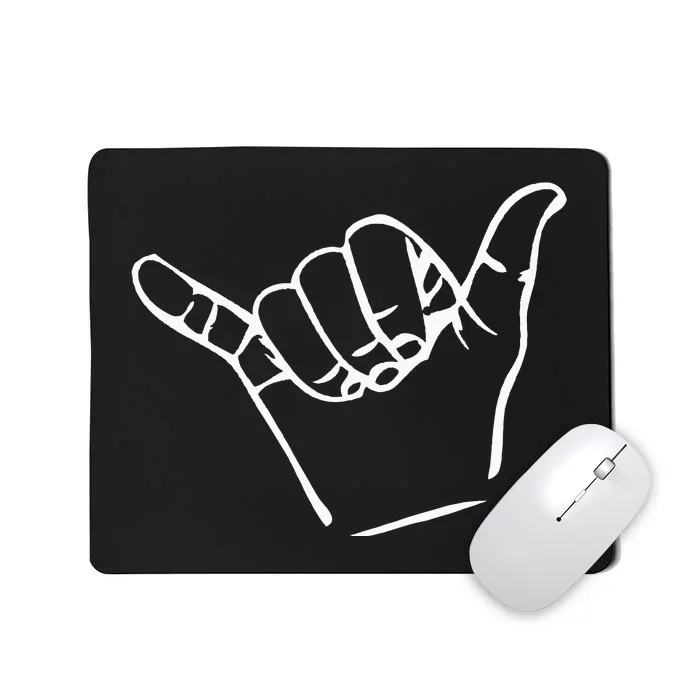 Shaka Sign Good Vibes Retro Hang Loose Mousepad