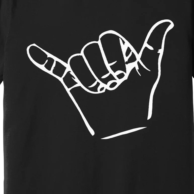 Shaka Sign Good Vibes Retro Hang Loose Premium T-Shirt