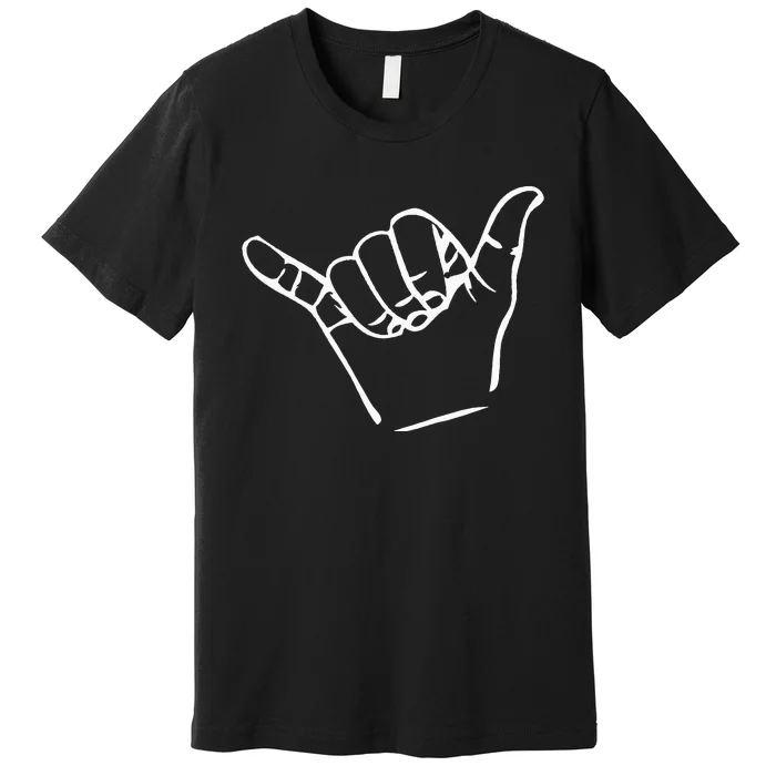 Shaka Sign Good Vibes Retro Hang Loose Premium T-Shirt