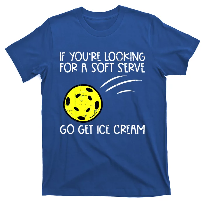 Soft Serve Get Ice Cream Pickle Ball Gift For Player T-Shirt