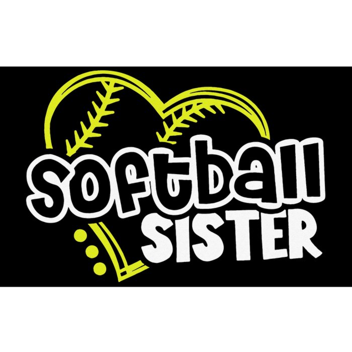 Softball Sister Gifts for Teen Sisters Bumper Sticker