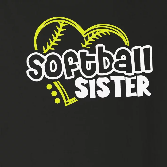 Softball Sister Gifts for Teen Sisters Toddler Long Sleeve Shirt