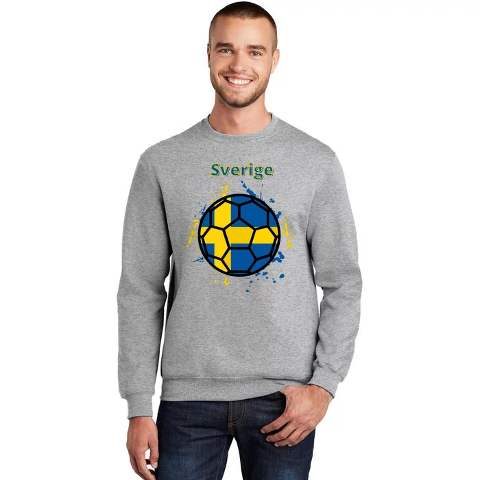 Sverige Soccer Gift Funny Tall Sweatshirt