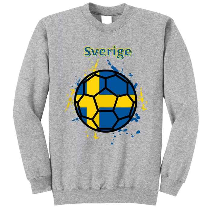 Sverige Soccer Gift Funny Tall Sweatshirt