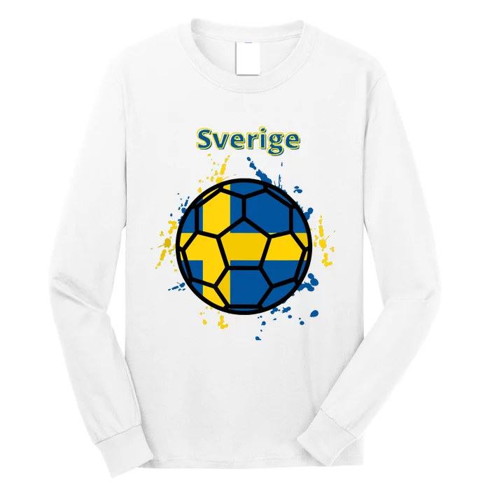 Sverige Soccer Gift Funny Long Sleeve Shirt