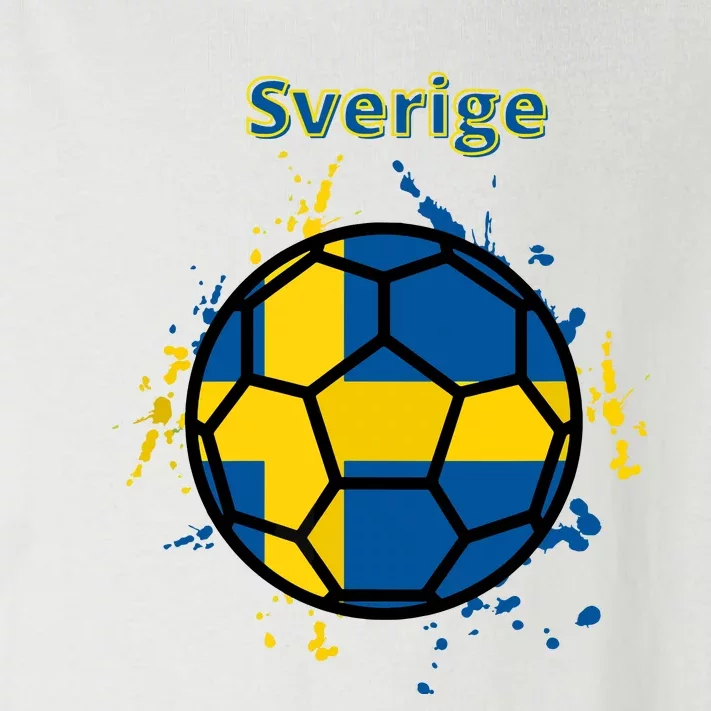 Sverige Soccer Gift Funny Toddler Long Sleeve Shirt