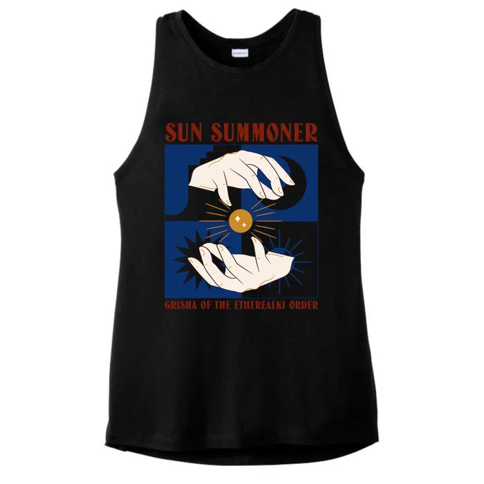 Sun Summoner Grishaverse Six Of Crows Club The Darkling Ladies Tri-Blend Wicking Tank