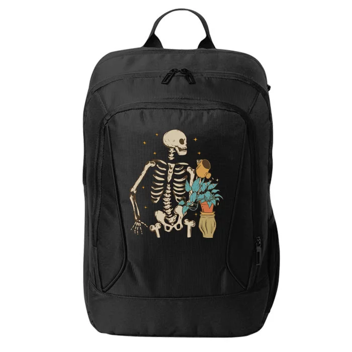 Skeleton Spring Garden Plant City Backpack